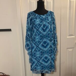 New Directions Vibrant Blue Dress